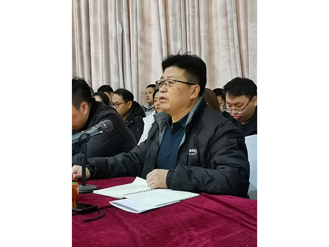 Tangshan Jinsha Company holdt nytårs kick-off møde